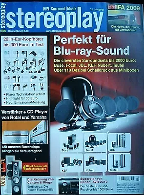 Kaufen Stereoplay 9/09 Yamaha Cd S 700,rotel Ra 20,rcd 1520,bose Acoustimass 15 Serie 3 • 9.92€