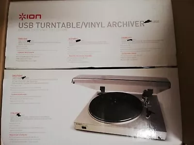 Kaufen Ion USB Turntable/Plattenspieler /Vinyl Archiver Silber NEU • 20€