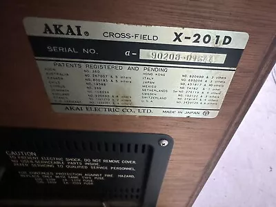 Kaufen Tonbandgerät Akai X - 201 D - Ohne Deckel - Ungetestet • 176€