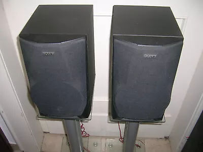 Kaufen 2 Regalboxen Sony SS-H551,30 Watt,6 Ohm,2 Wege,Bassreflex,getestet,gut Erhalten. • 22.50€