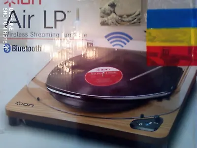 Kaufen Plattenspieler ION Audio Air Vintage USB Bluetooth Holzoptik Braun Musik Audio • 69.90€