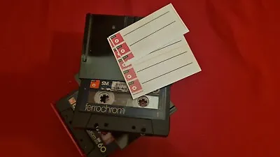 Kaufen Audiokassetten ► BASF Ferrochrom ◄ Tapedeck Musik Cassetten 6 STÜCK In C-Box • 9.50€