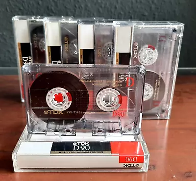 Kaufen ⭐️5x TDK D 90 Typ 1 Kassetten Audiokassetten Tape / Unbeschriftet / Geprüft • 11€