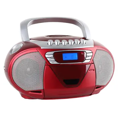 Kaufen Terris CD Player Mit Radio Kassetten Rekorder Stereoanlage Boombox Tragbar AUX  • 39.90€