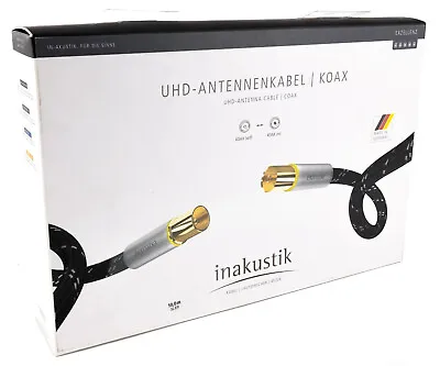Kaufen Inakustik Exzellenz Antennenkabel Koax TV Textil Kabel 10m Ultra HD 4K HDTV 611 • 117.95€
