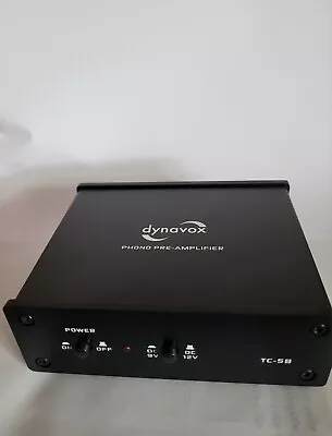 Kaufen Dynavox TC-5B Phono Vorverstärker Schwarz Plattenspieler Entzerrer MM Systeme • 1€