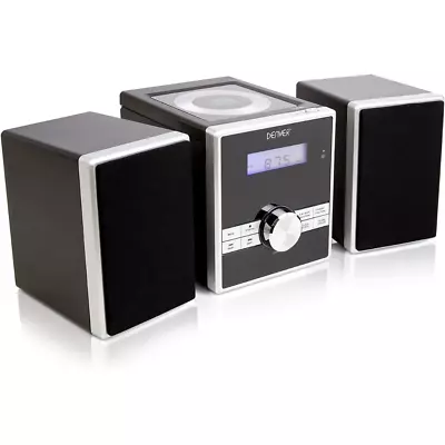 Kaufen Denver Mini HiFi System Radio Und CD Player Musik Center Stereo System Alarm • 103.56€