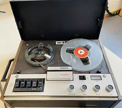 Kaufen Philips N4308 HiFi 4-Track Tonbandgerät Vintage Retro Old Rare / Guter Zustand • 40€