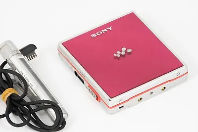 Kaufen Sony MiniDisc MDLP Player MZ-E620 Rot Mit Fernbedienung (getestet, Funktioniert) • 100€
