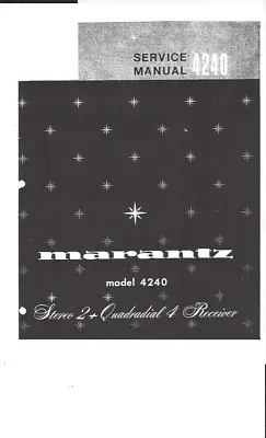 Kaufen Marantz Service Manual  Für Model 4240 Englisch  Copy • 11€