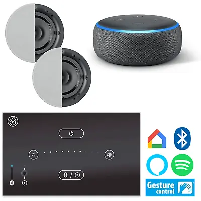 Kaufen Systemline E50 Zwei Lautsprecher Bluetooth Musiksystem Mit Echo Dot (Amazon Alexa) • 288.77€