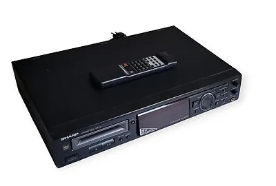 Kaufen Sharp MD-R2H | Minidisc Recorder Player Deck | Schwarz | Fernbedienung • 59.99€
