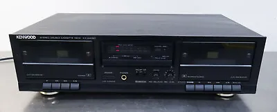 Kaufen Kenwood KY-W4020 Kassettendeck Vintage Hifi Stereo Double Cassette Tape Deck  • 119€