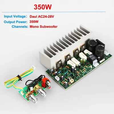 Kaufen 350W Power Subwoofer Mono-Verstärker Professionelle Verstärker Board Audio DIY • 26.05€