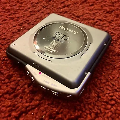 Kaufen SONY Portable MINIDISC Player MEGA BASS MD Walkman MZ-E45 Operation Confirmed • 99€