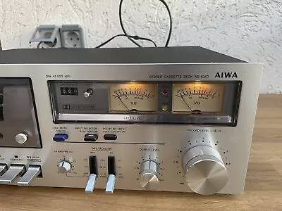 Kaufen Aiwa AD-6350 Tapedeck Kassettenrekorder Cassettenrecorder Vintage • 19.99€