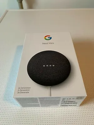 Kaufen Google Nest Mini (2. Generation) Smart Lautsprecher - Neu - Grau/ Carbon • 35€