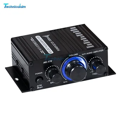 Kaufen DC12V-14V Digital Audio Amplifier 20W*2 AK-170 Dual Channel Bluetooth Power Amp • 15.46€