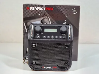 Kaufen PerfectPro DABPRO Baustellenradio DPR2 DAB+ UKW AUX Bluetooth Schwarz Musikbox • 39.99€