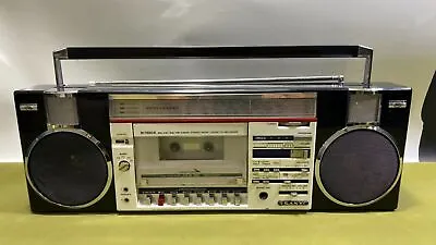 Kaufen Sanyo M-7880K Boombox Stereo Kassettenrekorder Ghetto Blaster Vintage • 152.35€