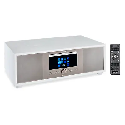 Kaufen Medion All-in-One-Audio-System P66024 ( MD 44100 ) Internetradio DAB+ NEU Weiß • 99.99€