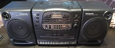 Kaufen Panasonic RX-DT600 Portable CD Tape Deck Ghettoblaster Kassettenrecorder Stereo • 70€