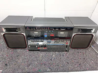 Kaufen SHARP GF-800Z (D) Radio Cassetten Player Recorder Tape FM SW Vintage HI-FI • 799.95€