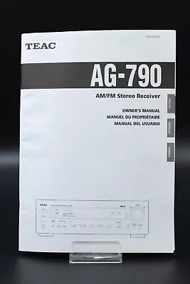 Kaufen Original Teac AG-790 AM/FMStereo Reciever EN + DE Bedienungsanleitung Vintage • 14.90€