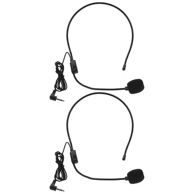 Kaufen  2 Pcs Over-Ear-Kopfhörer Mit Kabel Headset-Mikrofon-Verstärker • 6.89€