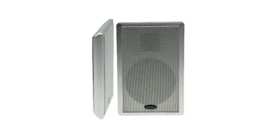 Kaufen Wand Lautsprecher 2-Wege 40Watt 2 Stück Wand-Lautsprecher 37mm Flach Aufputz Sil • 46.50€