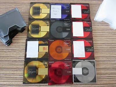 Kaufen 12 X Sony Mix Minidisc MD  (492) MD LEER > Gelöscht > Formartiert > OK >   • 33.98€