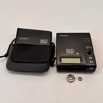 Kaufen Sony MD Walkam MZ-2P Minidisc Portable Player Schwarz Teildefekt • 199.99€
