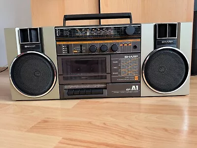 Kaufen Rare Vintage SHARP GF-A1(BR) Stereo Radio Kassette Boombox Funktionieren  • 159.99€