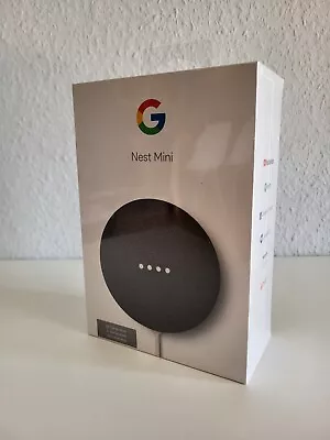 Kaufen Google Nest Mini (2. Gen.) Sprachassistent Lautsprecher Smart Home Carbon • 34.99€