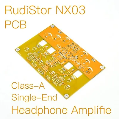 Kaufen 1pc RudiStor NX03 Einseitiger Kopfhörer-Verstärker  PCB  Platinen • 8.33€