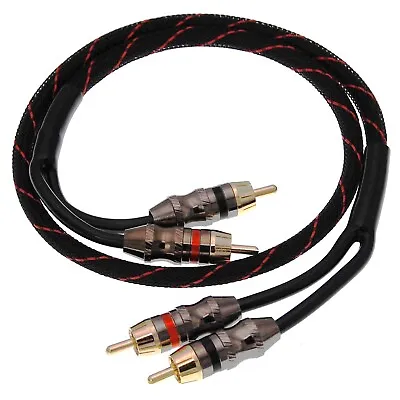 Kaufen Dynavox Perfect Sound Cinchkabel, Vergoldet Hochwertiges Stereo Kabel OFC-Kupfer • 15.49€