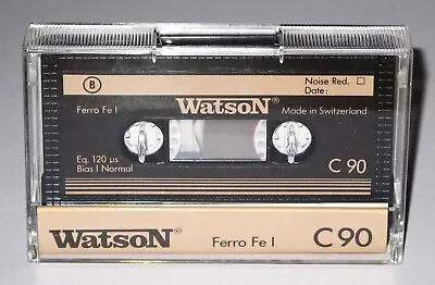 Kaufen WATSON Ferro Fe I C90 MC Audio-Kassette, Switzerland, 80er Vintage UNBENUTZT • 9.90€