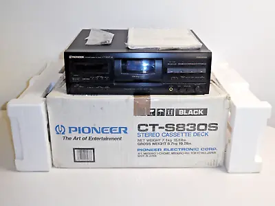 Kaufen Pioneer CT-S830S High-End Tape Deck Komplett In OVP Wie NEU, 2 Jahre Garantie • 999.99€