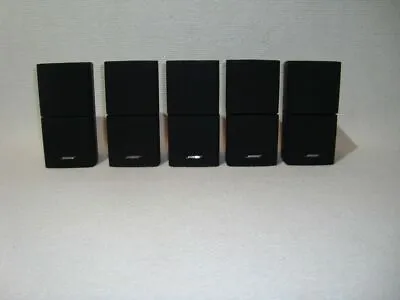 Kaufen Bose Set 5x Doppelcube Lautsprecher Schwarz / Top / Acoutimass / Lifestyle 5.1 • 359.50€