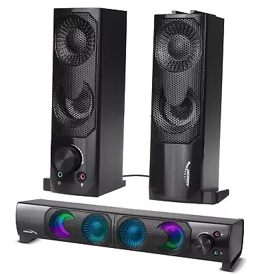 Kaufen Lautsprecher Mit Soundbar Funktion RGB Hintergrundbeleuchtung Stereo 2 In 1  • 10.52€