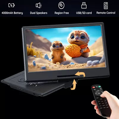 Kaufen Boifun 16,9’’ Tragbarer DVD Player Mit 14,1’’ HD Display, 6 Stunden Batterie • 99.99€