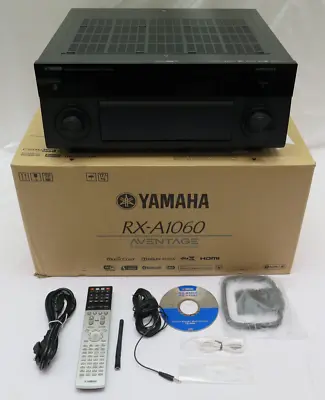 Kaufen Yamaha RX-A1060 Aventage Highend-Receiver, Schwarz Dolby-Atmos, HDMI WLAN • 640€