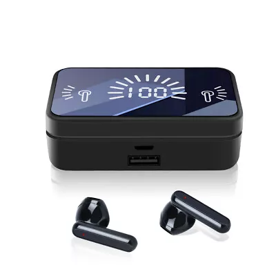 Kaufen TWS Kopfhörer Bluetooth 5.1 Touch Control In-Ear LED Display Wireless Headset • 10.99€