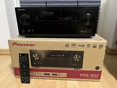 Kaufen Pioneer VSX-832 5.1 AV Receiver 130W/Kanal, 4K, Bluetooth, Dolby Atmos, DTS Usw. • 280€