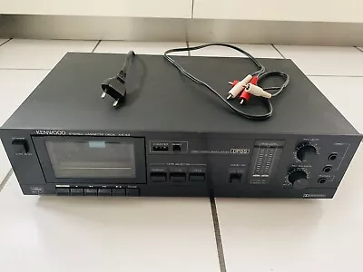 Kaufen Kenwood Stereo Cassette Deck KX-44 Kassettenrekorder - Nicht Getestet. + Kabel • 32.80€