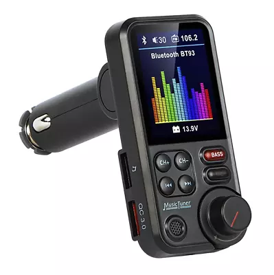 Kaufen Neuer Bluetooth 5.0 FM-Transmitter Wireless Audio Voice SD USB-Autoadapter 1559 • 24.49€