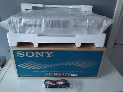 Kaufen Sony TC-WE475 Twin Kassettendeck In SILBER Verpackt - Getestet Sehr Guter Zustand • 162.78€