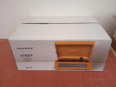 Kaufen CROSLEY Voyager 3Speed Portable Record Player CR8017U-MD1 _4.5_5 • 119.95€