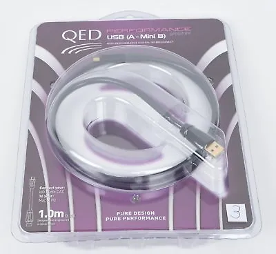 Kaufen QED Performance USB Graphite NEU USB-A / Mini-B-Kabel 1,0 M  UVP War € 28,00 • 19.50€
