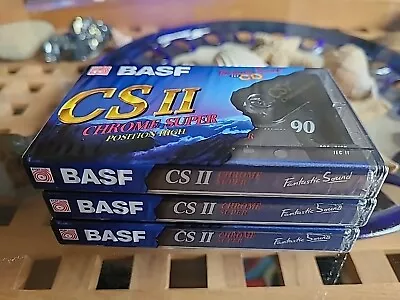 Kaufen MC, Cassette, Audio, Leerkassette BASF  CS II Chrome  90, Neu Verpackt, C90 #2 • 8.95€